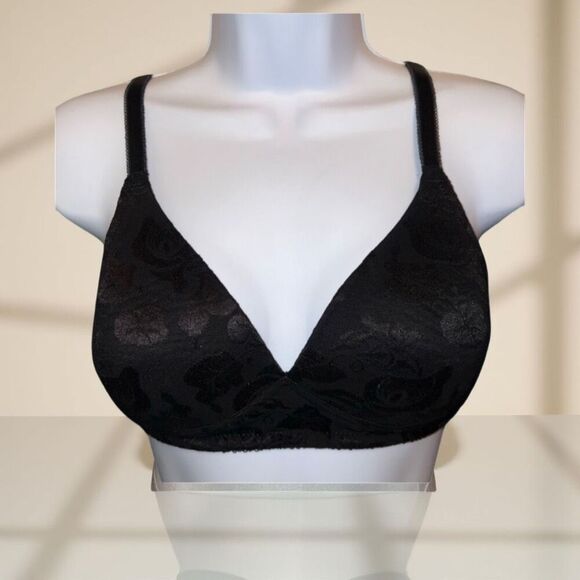 Plus Size Wacoal Full Coverage Black Bra Size 36B - Picture 1 of 5